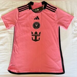 Adidas Inter Miami 2023/24 Pink Home Soccer Jersey IP6027 Womens Size.